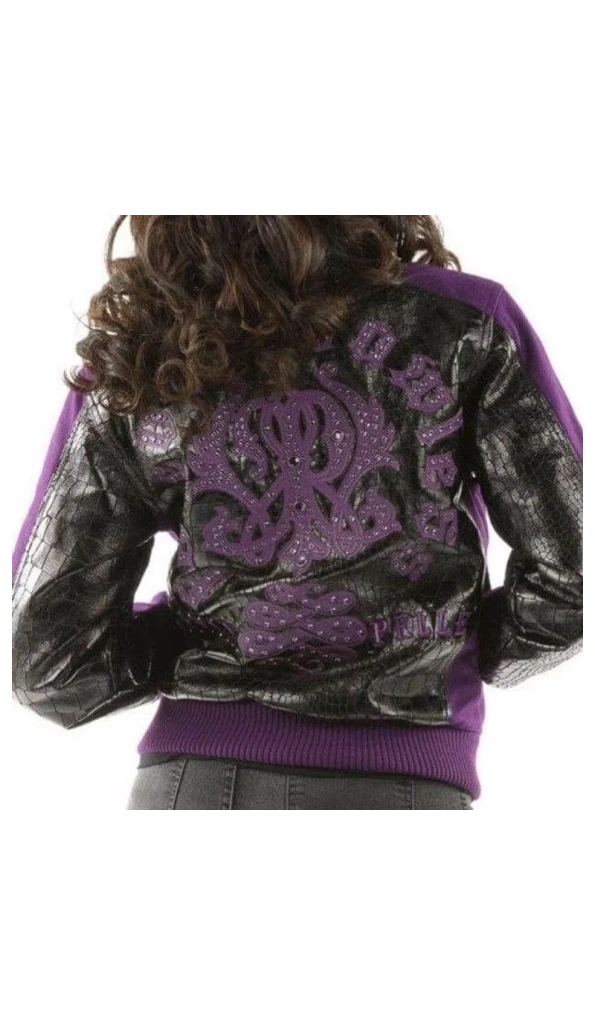 Pelle Pelle Women Purple Bomber Jacket