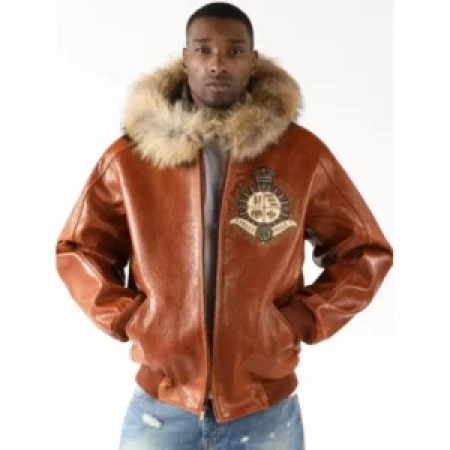 PELLE PELLE BROWN WORLD JACKET ATTRACTIVE