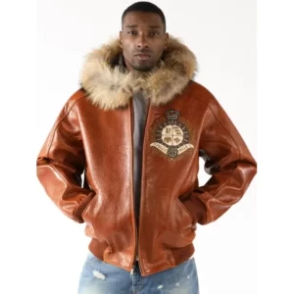 PELLE PELLE BROWN WORLD JACKET ATTRACTIVE