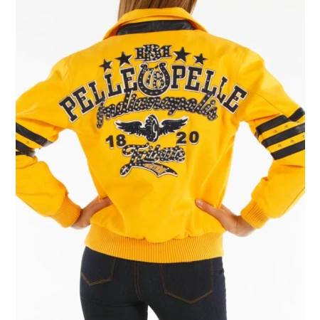 Pelle Pelle Yellow Indianapolis Jacket view 2