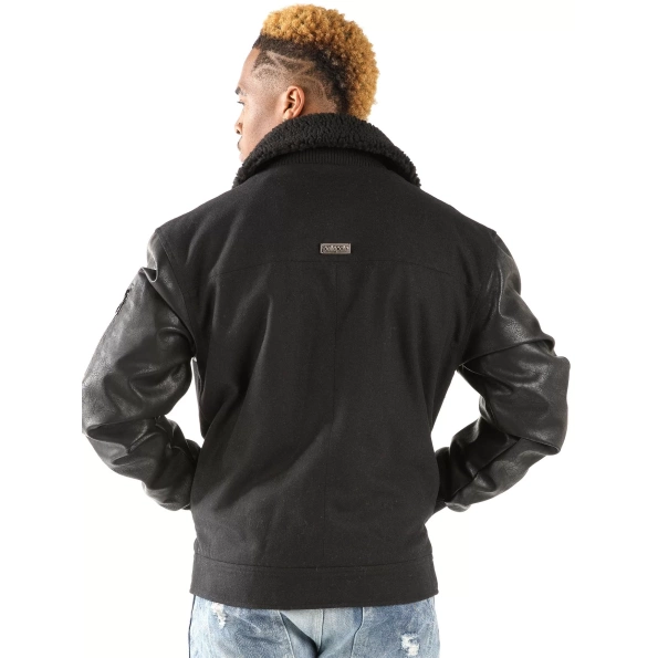 PELLE PELLE BLACK ZIPPER JACKET WONDERFUL view 2