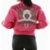 Exclusive Pink Pelle Pelle Diamonds for Queen Jacket