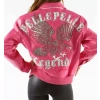 Bold Pink Pelle Pelle Legends Leather Jacket
