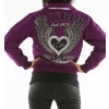 Bold Purple Pelle Pelle Heart Breaker Jacket