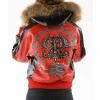 Bold Red Pelle Pelle Flawless leather Jacket