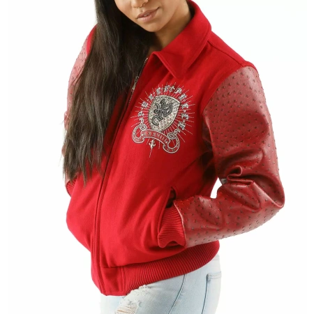 Bold Red Pelle Pelle Worldwide Revolution Jacket view 2