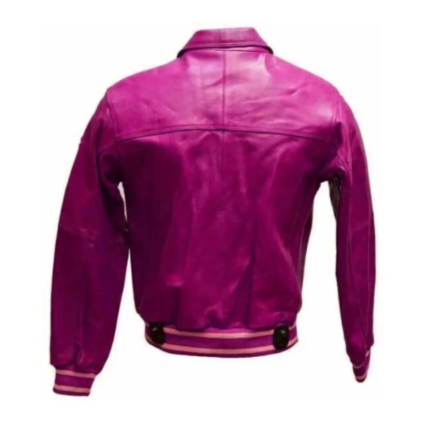 Pelle Pelle Pink Star 1978 Leather Jacket view 2