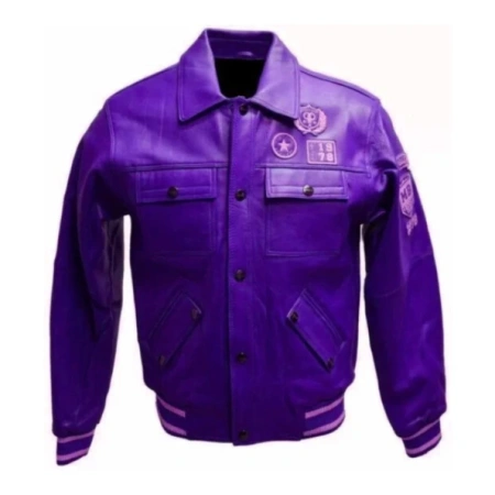 Pelle Pelle Purple Star 1978 Leather Jacket