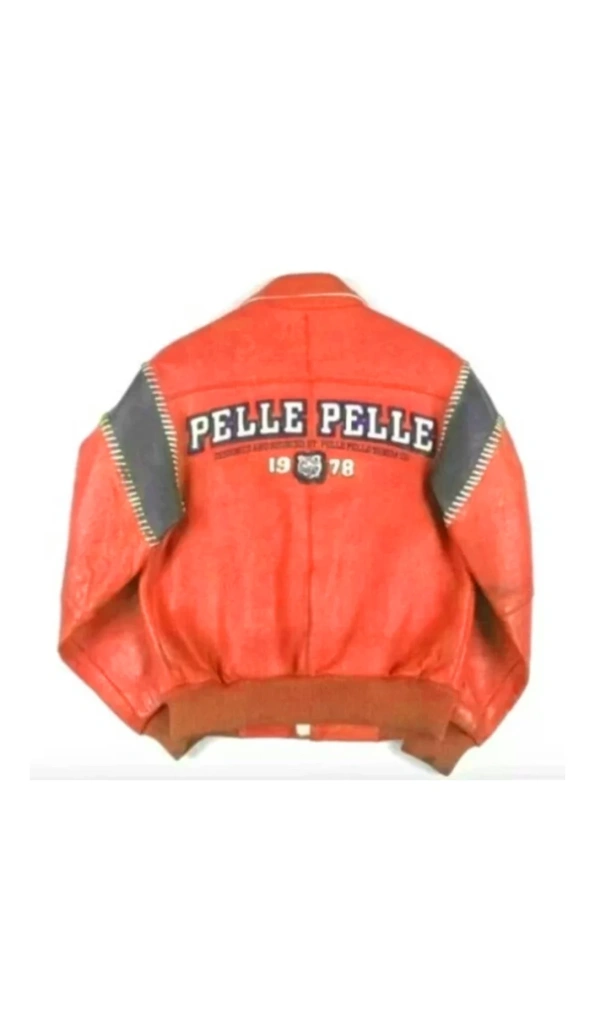Pelle Pelle Orange 1978 Leather Jacket