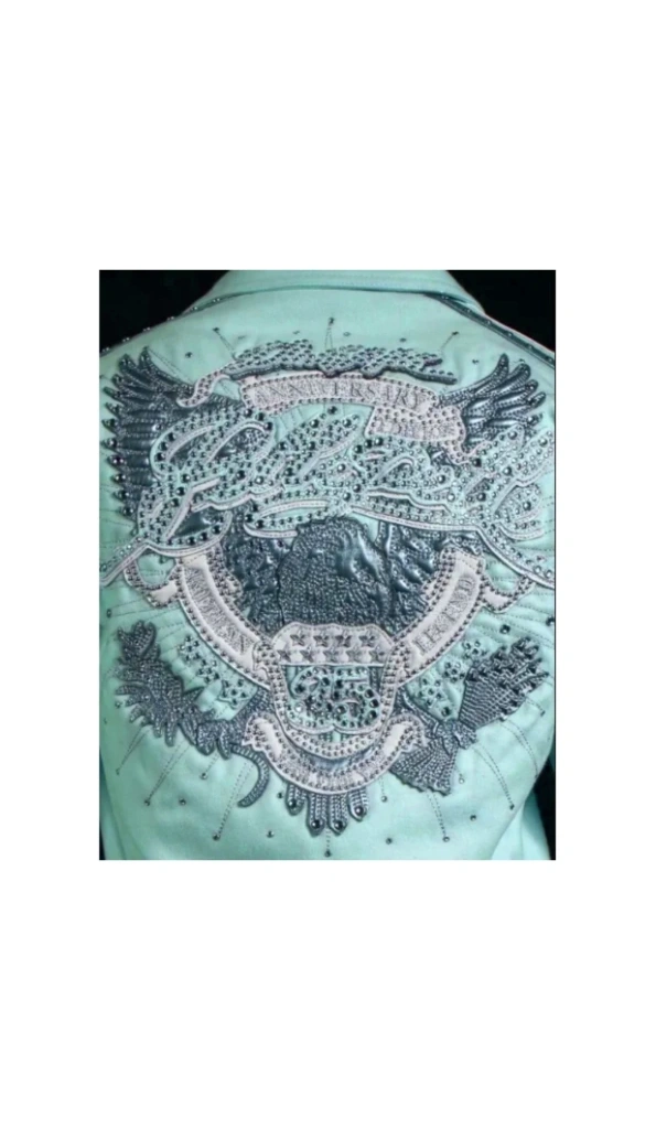 Pelle Pelle Cyan 35th Anniversary Wool Jacket