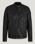 Belstaff Racer Cheviot Leather Jacket