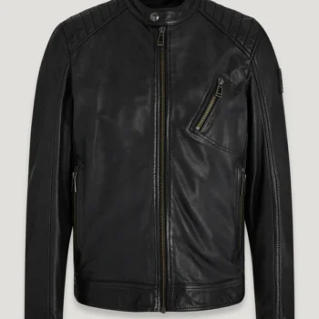 Belstaff Racer Cheviot Leather Jacket