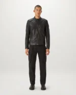 Belstaff Racer Cheviot Leather Jacket