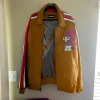 Pelle Pelle 1978 Basketball Brown Leather Jacket