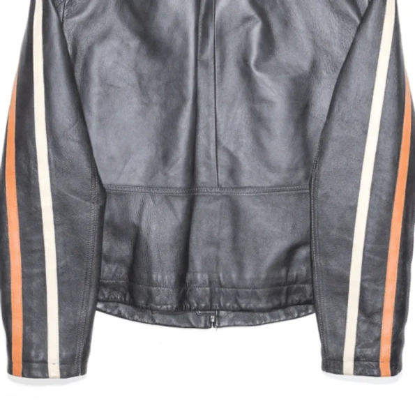 PELLE PELLE ATTRACTIVE BLACK BIKER JACKET view 2