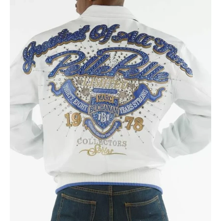 White Pelle Pelle Greatest Leather Jacket