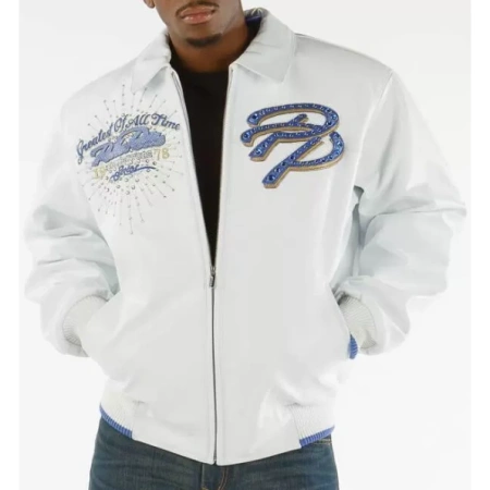 White Pelle Pelle 38 Year Strong Leather Jacket view 2