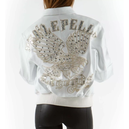 Exclusive White Pelle Pelle Legends Leather Jacket