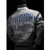 PELLE PELLE CHITOWN GRAY LEATHER JACKET