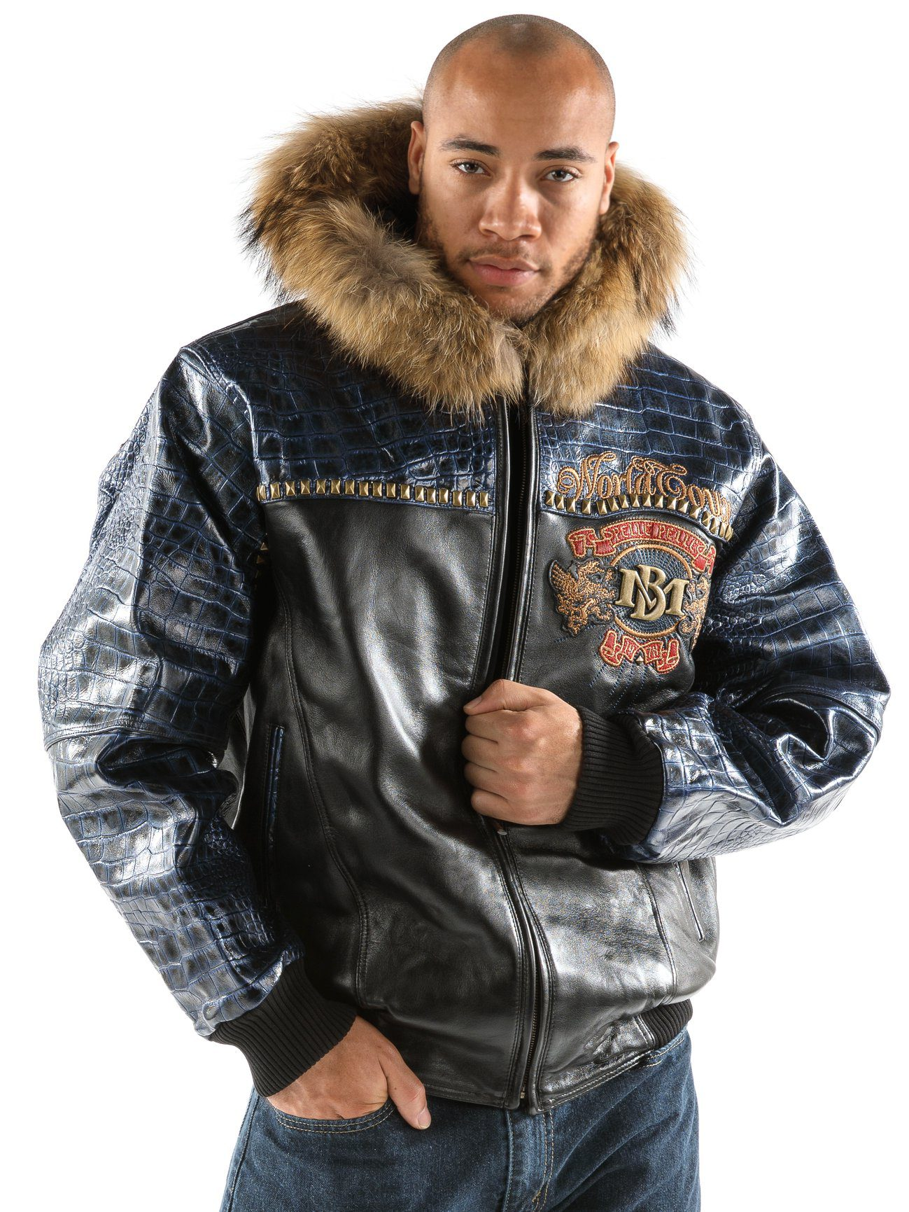Pelle Pelle Crocodile Leather MB Jacket | Men Jacket