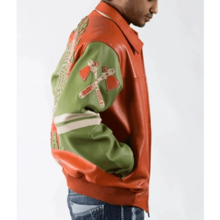 Pelle Pelle Men Renegade Leather Jacket | Chief Keef Jacket view 3