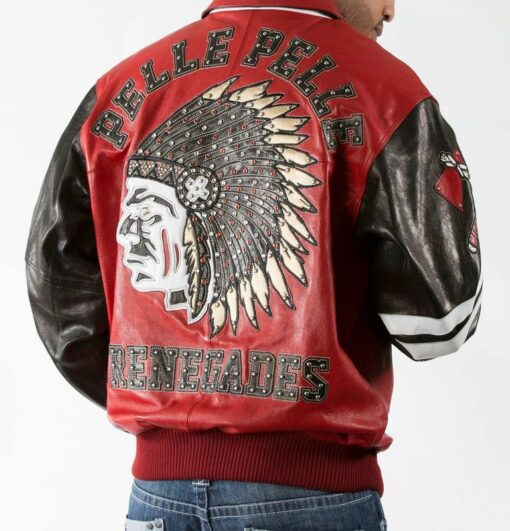 Pelle Pelle Men Red Chief Keef Jacket | Legendary Jacket view 2