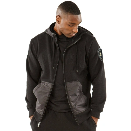 Best Pelle Pelle Men Black MB Tracksuit | Nylon & Wool view 4