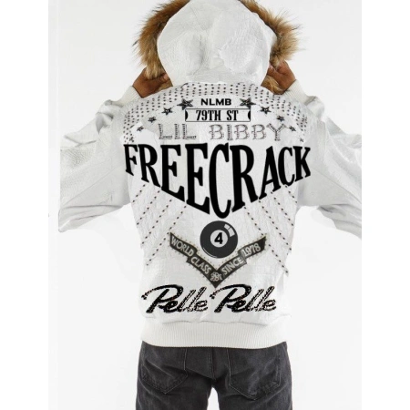 Pelle Pelle Men Freecrack MB White Jacket | Leather Jacket view 2