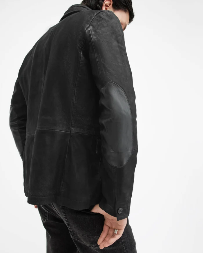 Allsaints Survey Leather Blazer