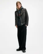 Allsaints Clay Leather Biker Jacket