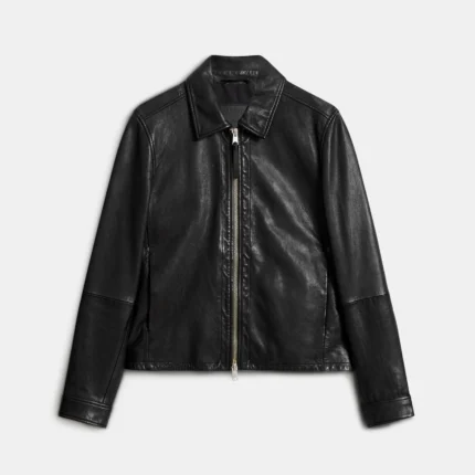 Allsaints Black Leather Jacket