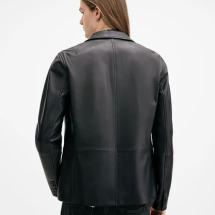 Allsaints Andrius Leather Blazer