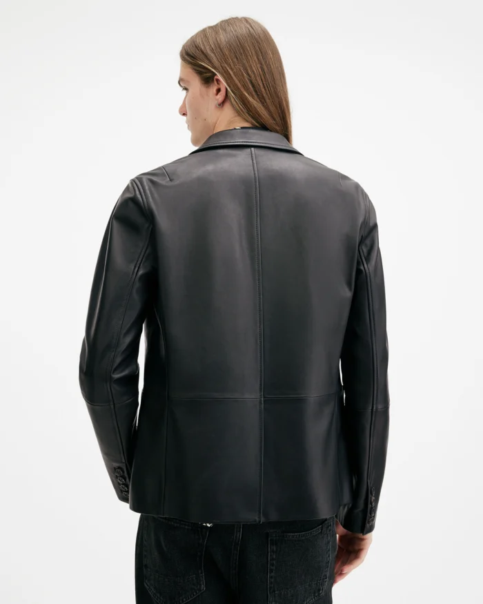 Allsaints Andrius Leather Blazer