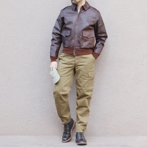 EASTMAN MODEL HORSEHIDE SEAL BROWN Jacket | E.L.M.C