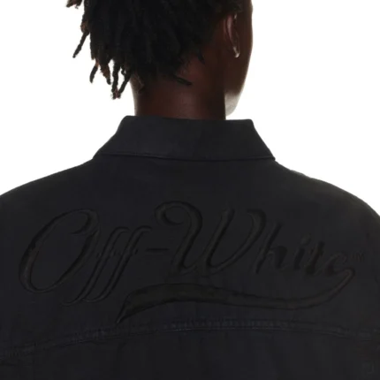 Black Canvas Varsity Skate Jacket