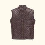 Highlands Quilted Vest Leather Jacket