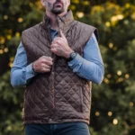 Highlands Quilted Vest Leather Jacket