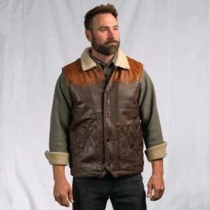 Jackson Sherpa Vest Leather Jacket