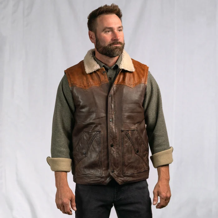 Jackson Sherpa Vest Leather Jacket