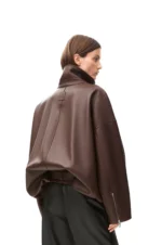 Loewe Balloon Lambskin Brown Jacket