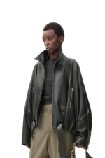 Loewe Balloon Lambskin Black Jacket