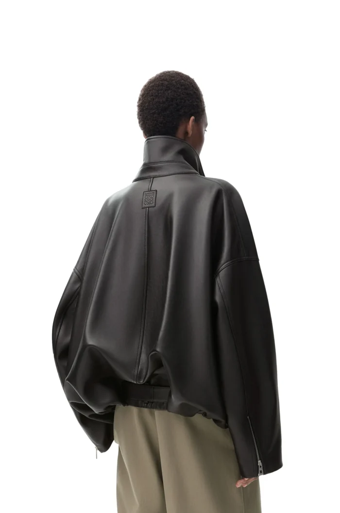 Loewe Balloon Lambskin Black Jacket