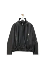 Loewe Balloon Lambskin Black Jacket