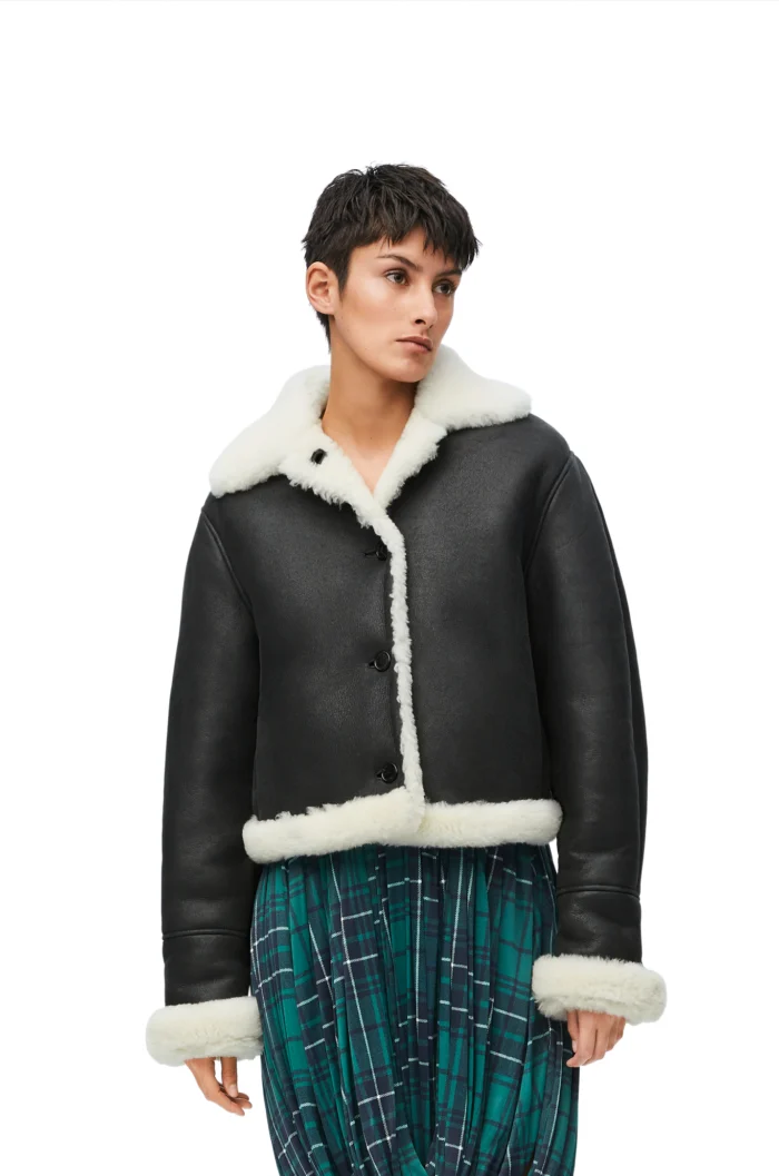 Loewe Shearling Black Jacket