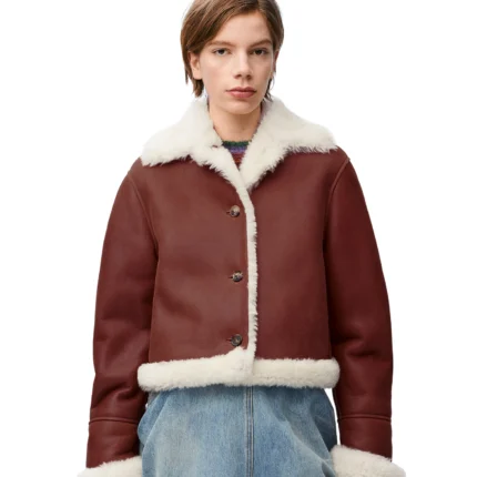 Loewe Shearling Marron Jacket