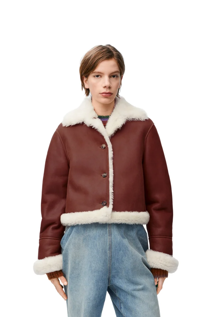 Loewe Shearling Marron Jacket