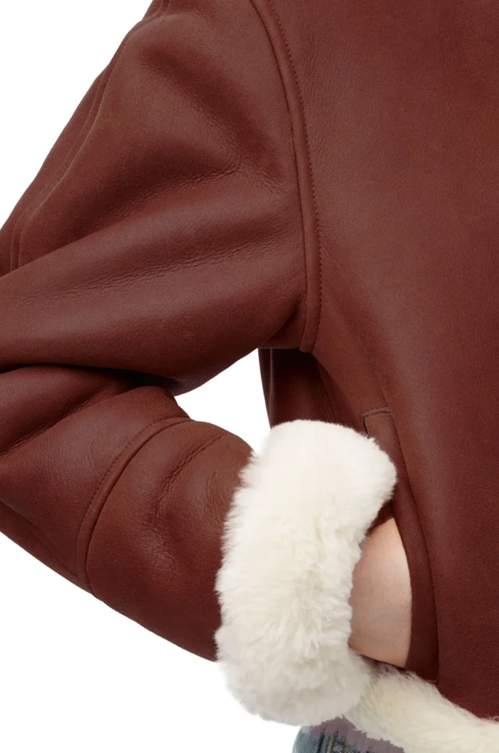 Loewe Shearling Marron Jacket