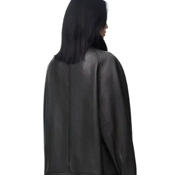 Loewe Bow Lambskin Black Jacket