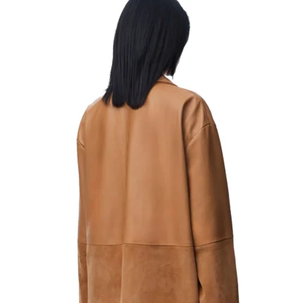 Loewe Stylish Coat Tan Jacket