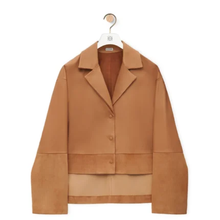 Loewe Stylish Coat Tan Jacket